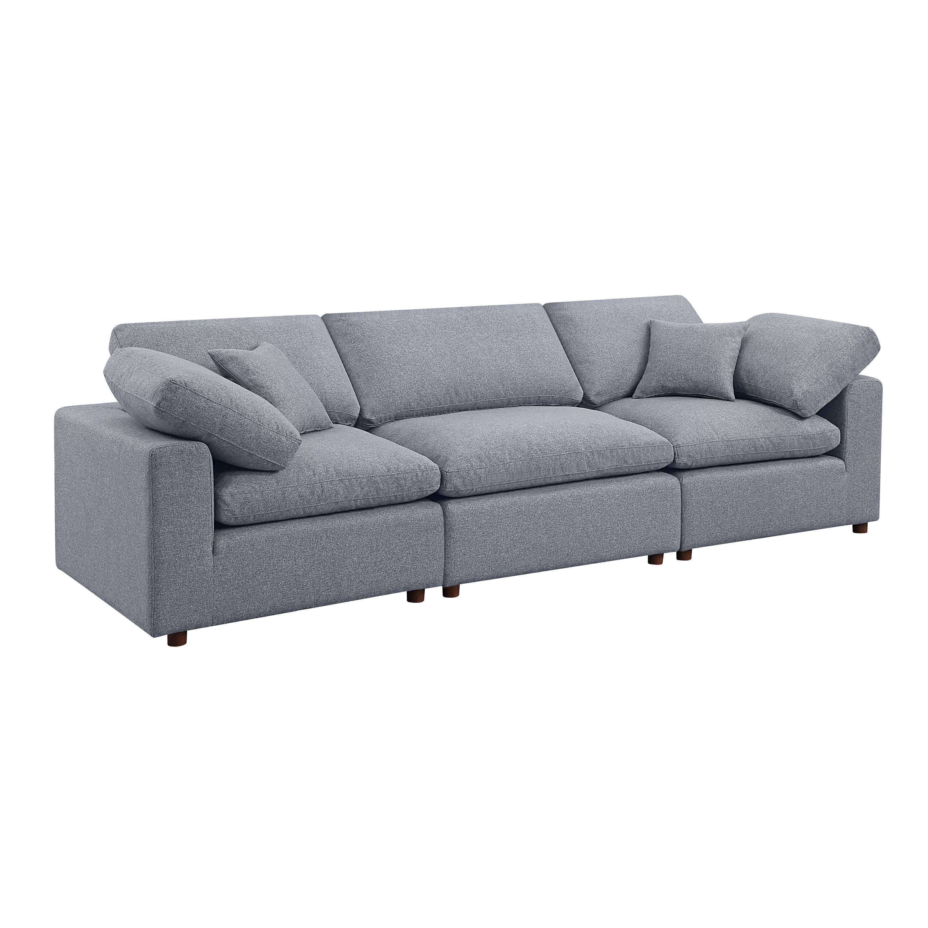 Modular Sofa - Versatile DIY Set with Linen, Viscose, and Polyester Upholstery