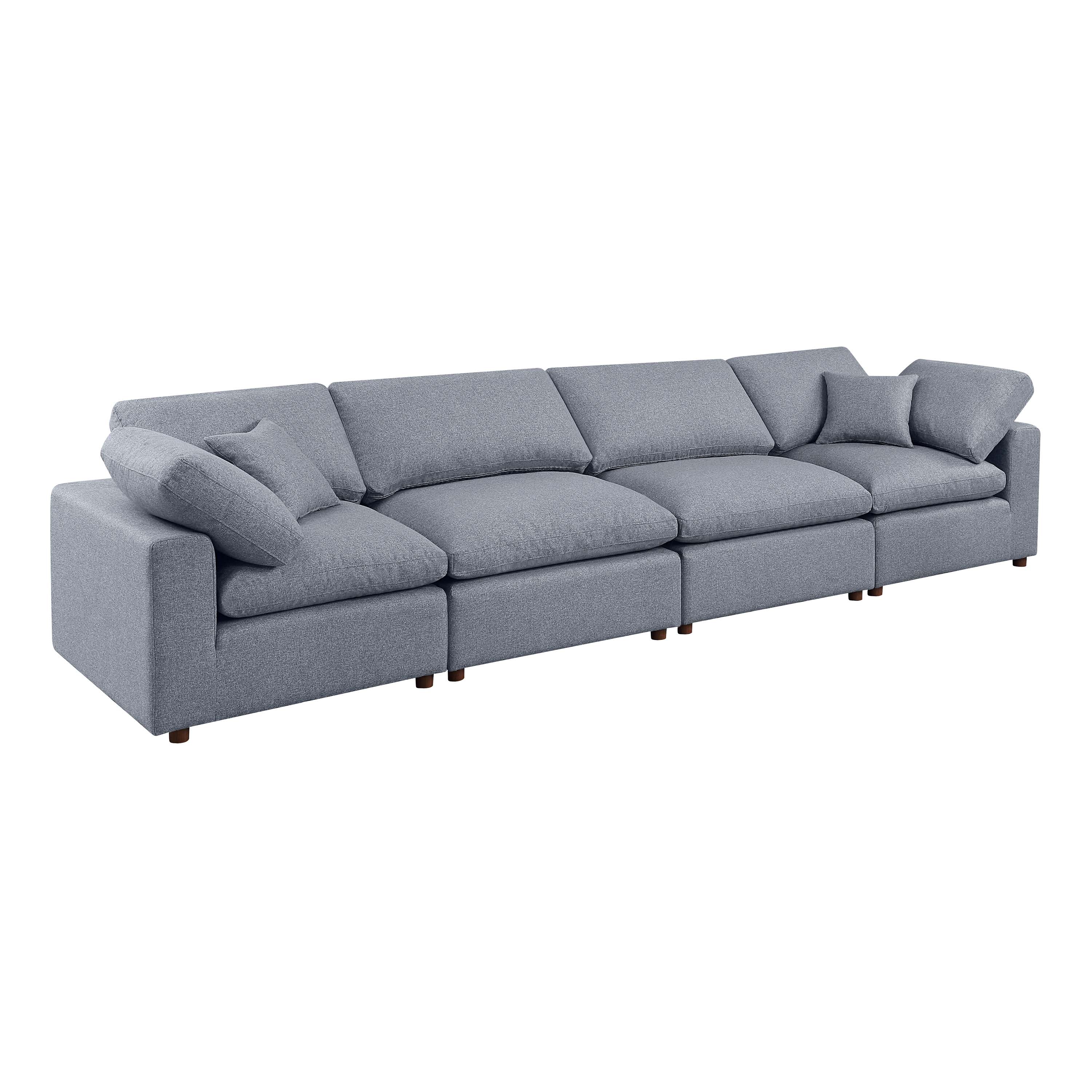 Modular Sofa - Versatile DIY Set with Linen, Viscose, and Polyester Upholstery