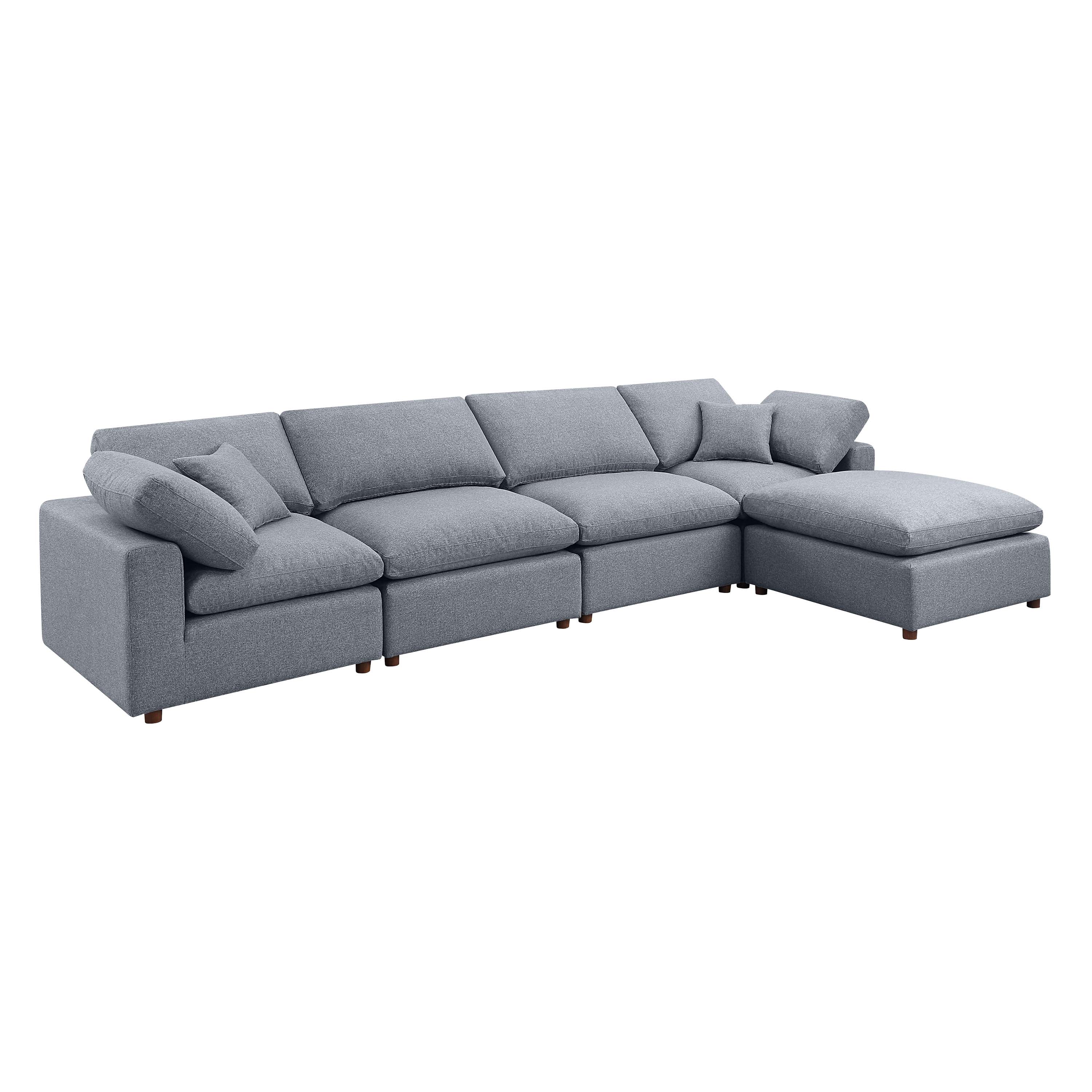 Modular Sofa - Versatile DIY Set with Linen, Viscose, and Polyester Upholstery