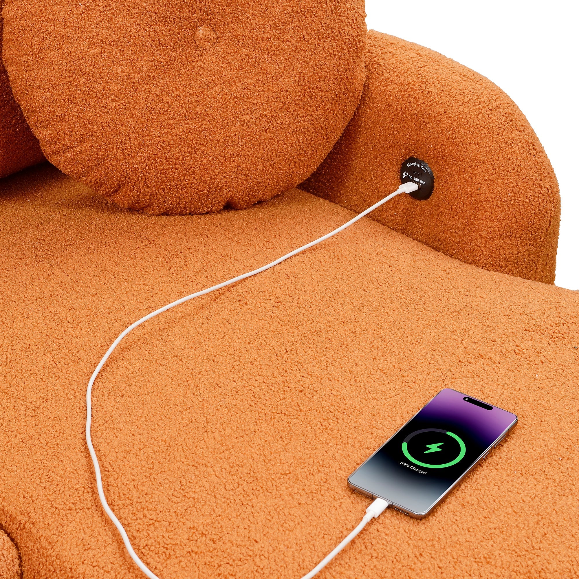 TEDDY VELVET SLEEPER BED