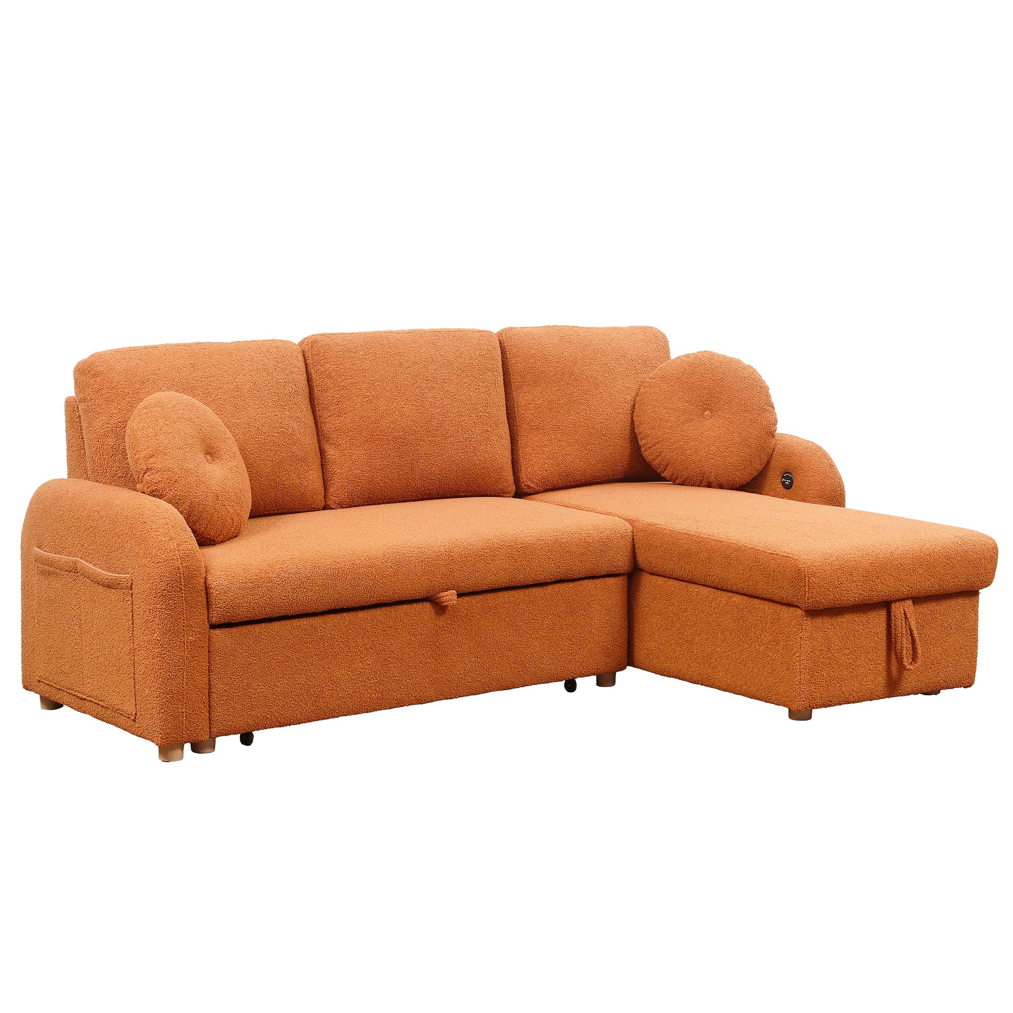 TEDDY VELVET SLEEPER BED