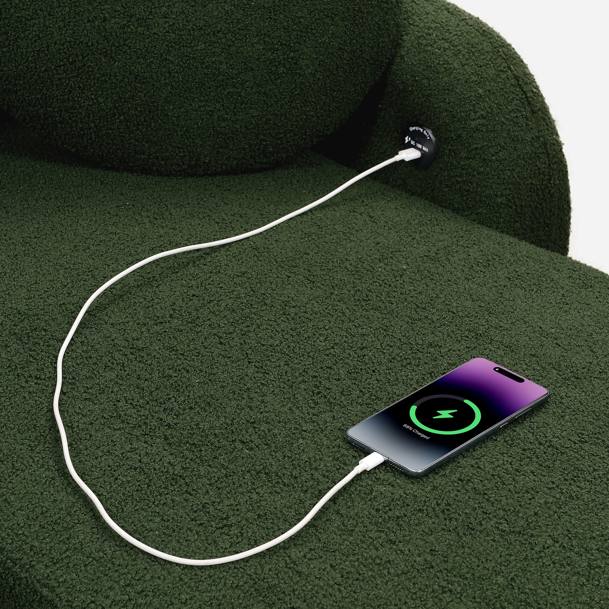 TEDDY VELVET SLEEPER BED