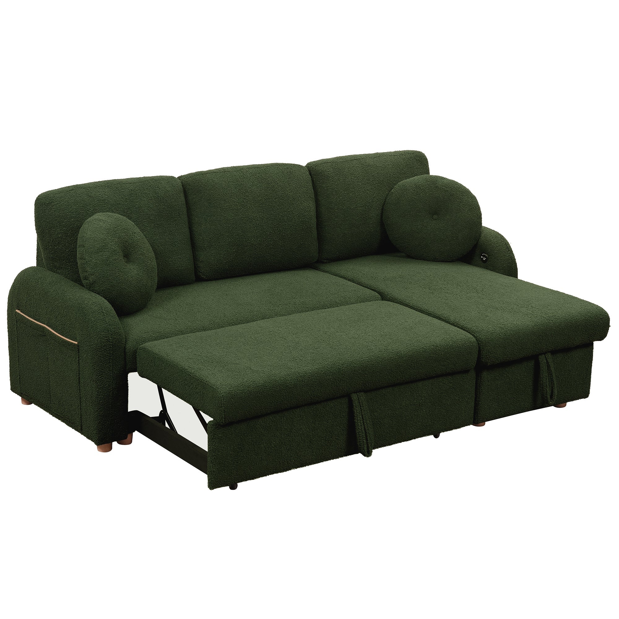 TEDDY VELVET SLEEPER BED