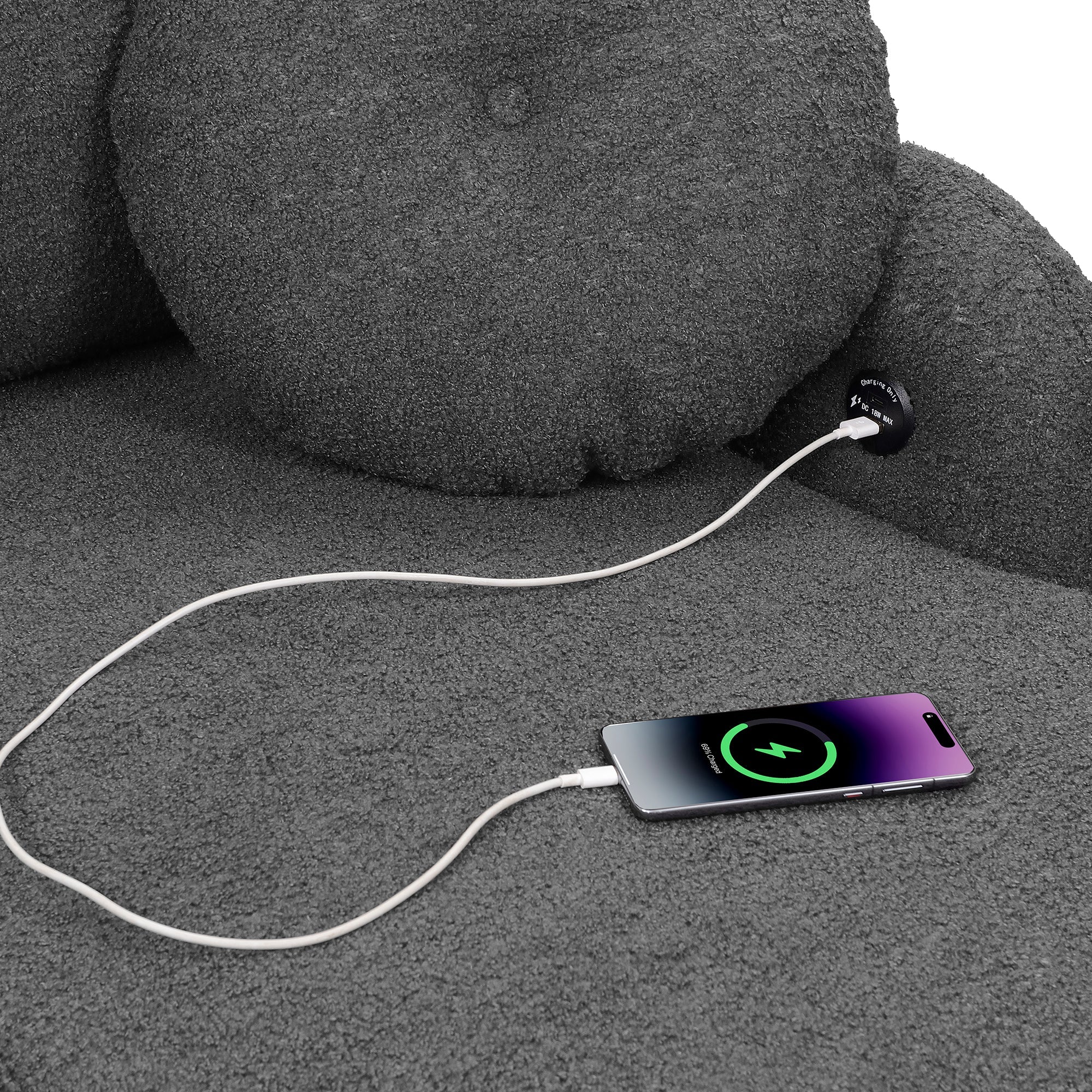 TEDDY VELVET SLEEPER BED