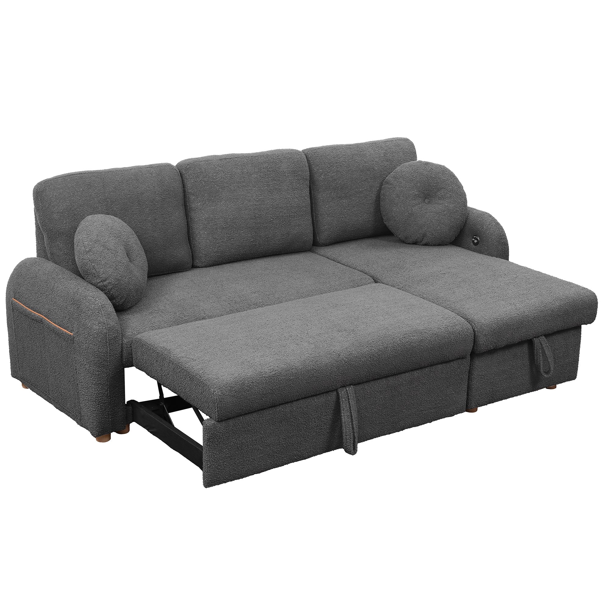 TEDDY VELVET SLEEPER BED