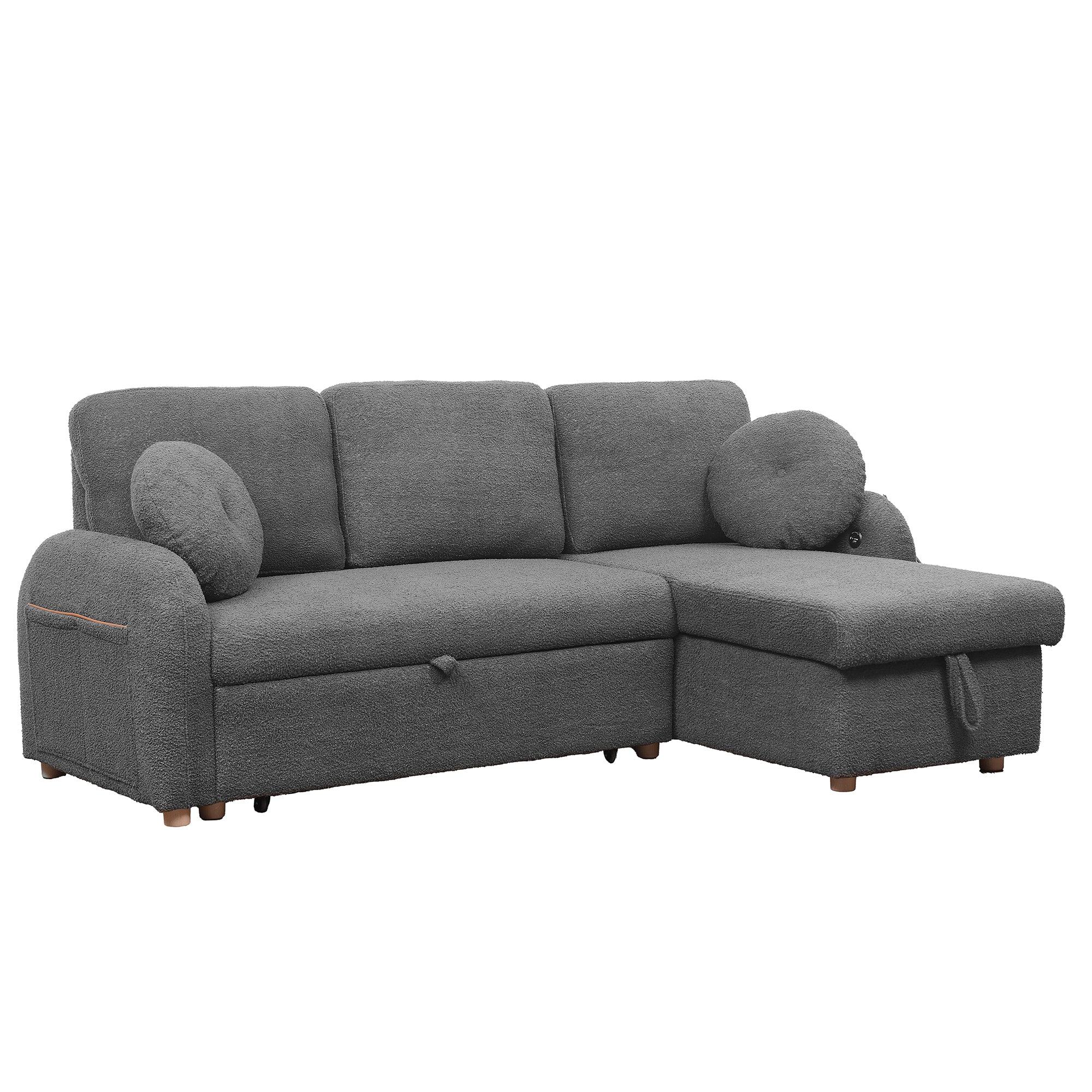 TEDDY VELVET SLEEPER BED