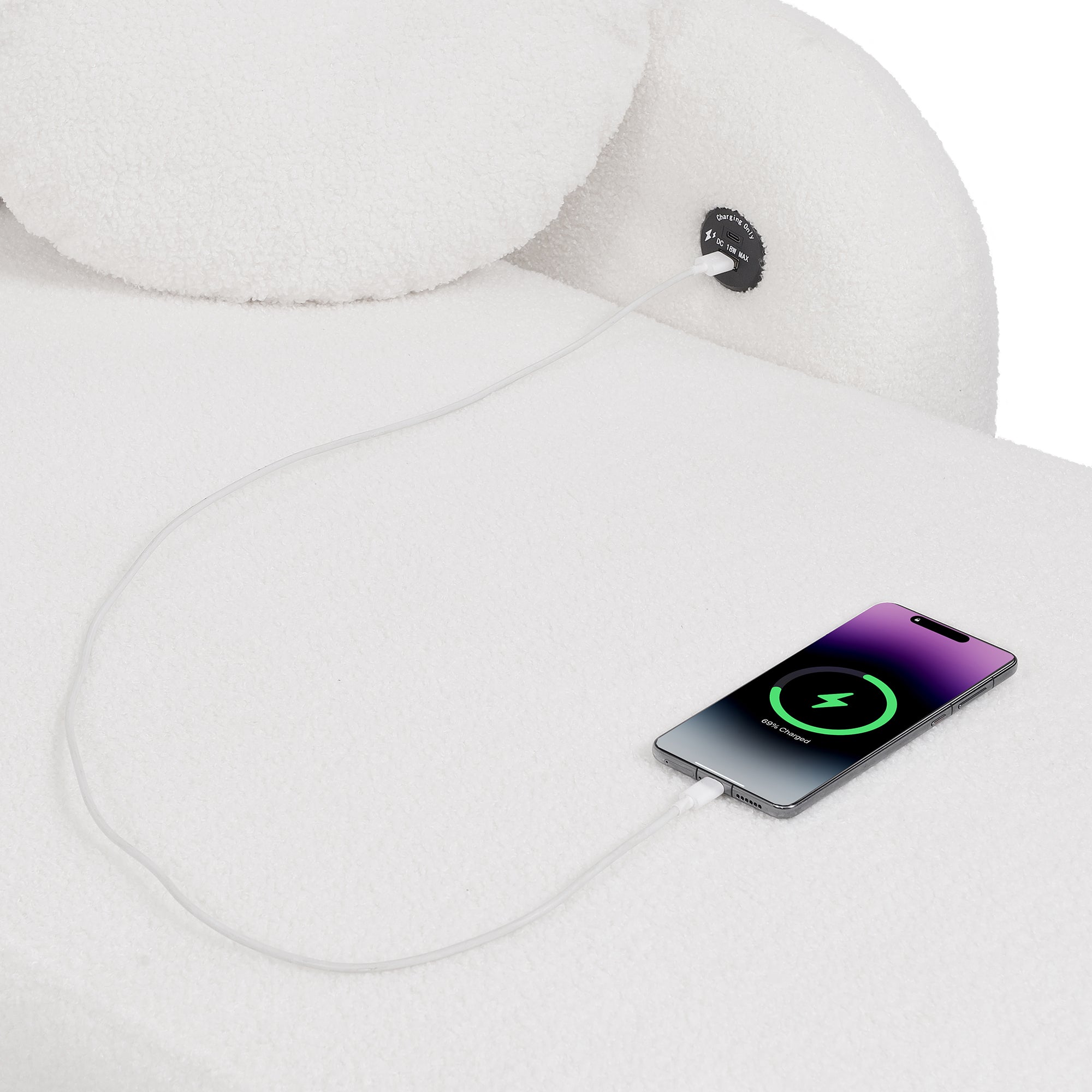 TEDDY VELVET SLEEPER BED