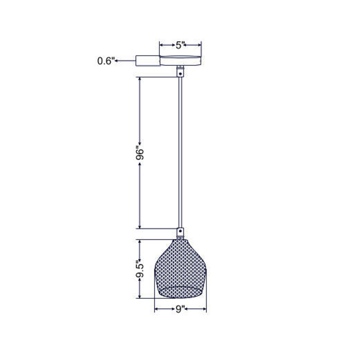 Surya Surya Adelaide Ceiling Light | Meri Furniture
