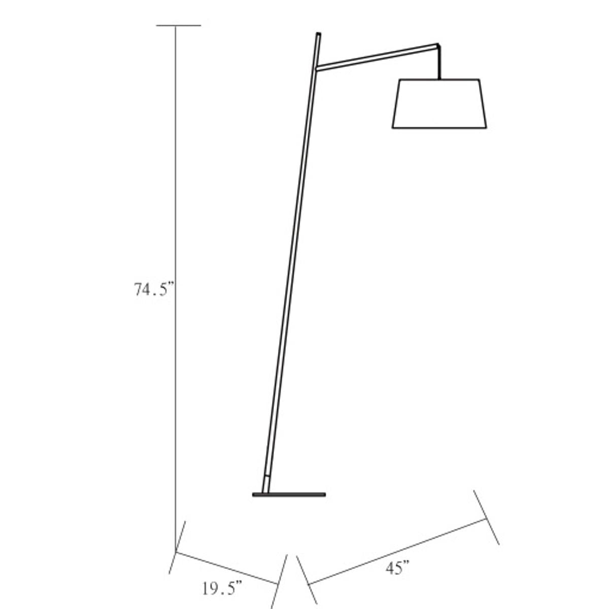 Surya Surya Astro Floor Lamp | Meri Furniture