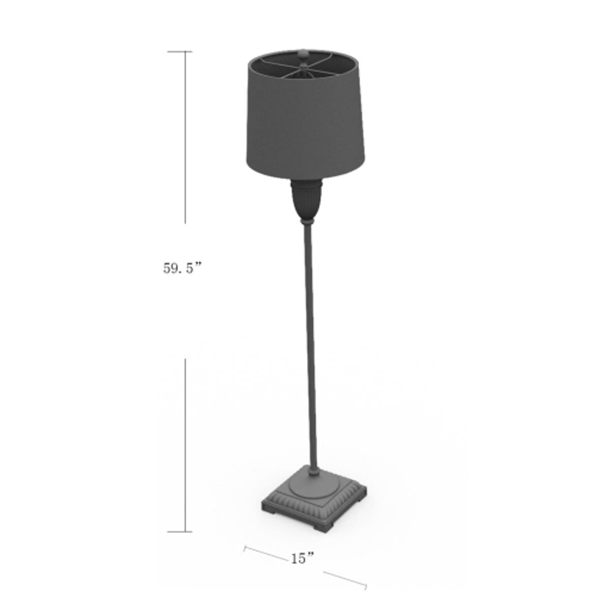 Surya Surya Edis Floor Lamp | Meri Furniture