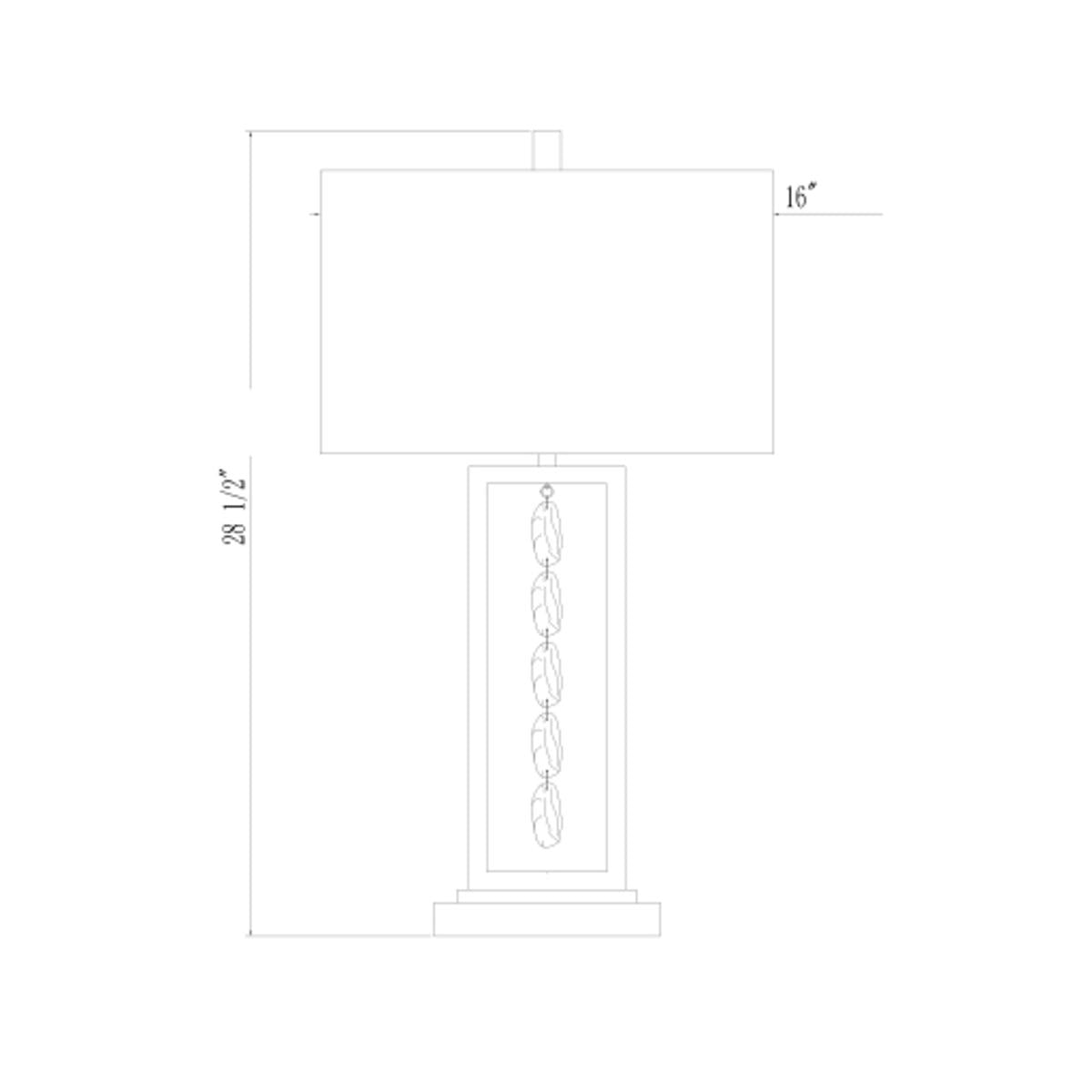 Surya Surya Aurelia Table Lamp | Meri Furniture