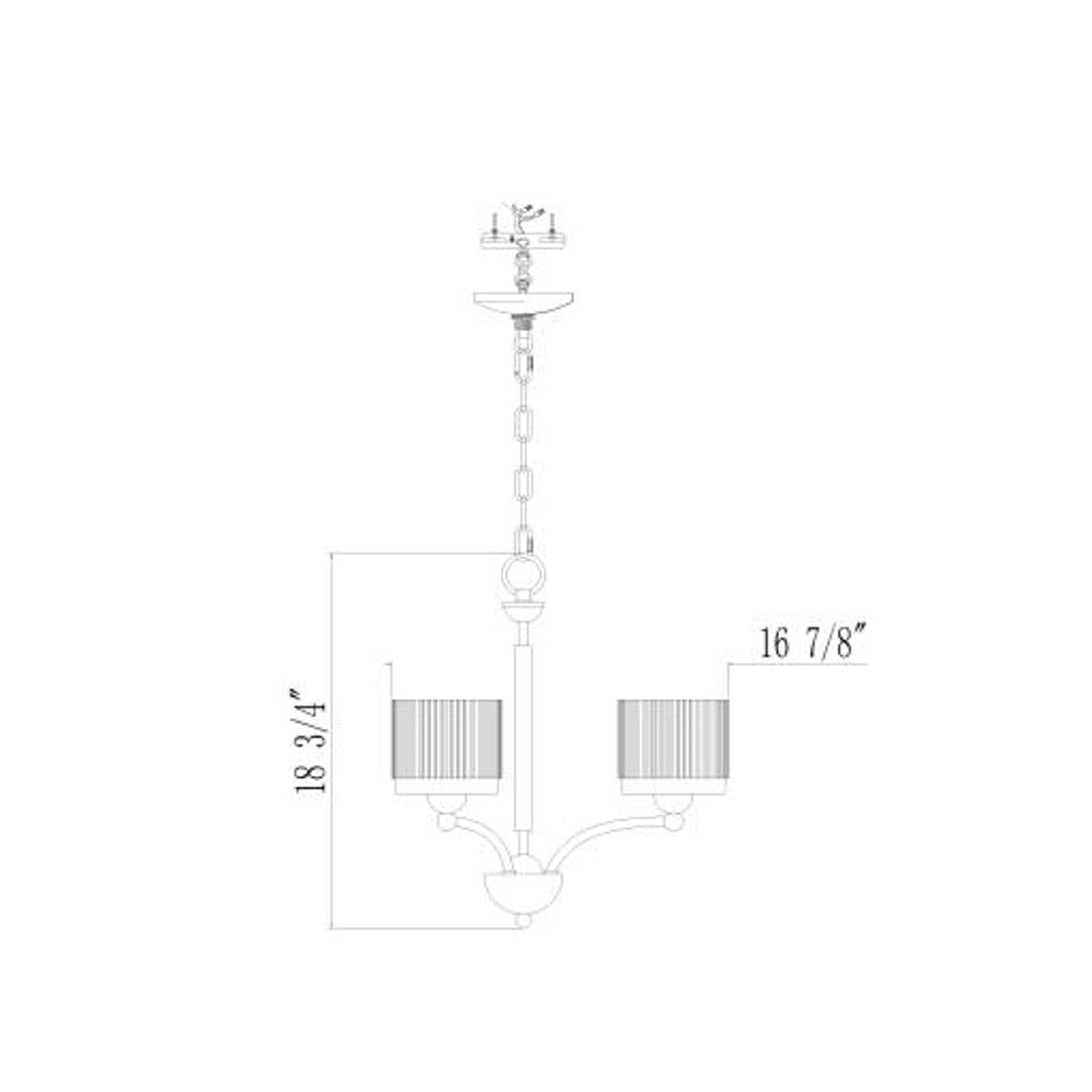 Surya Surya Bardsley Ceiling Light | Meri Furniture