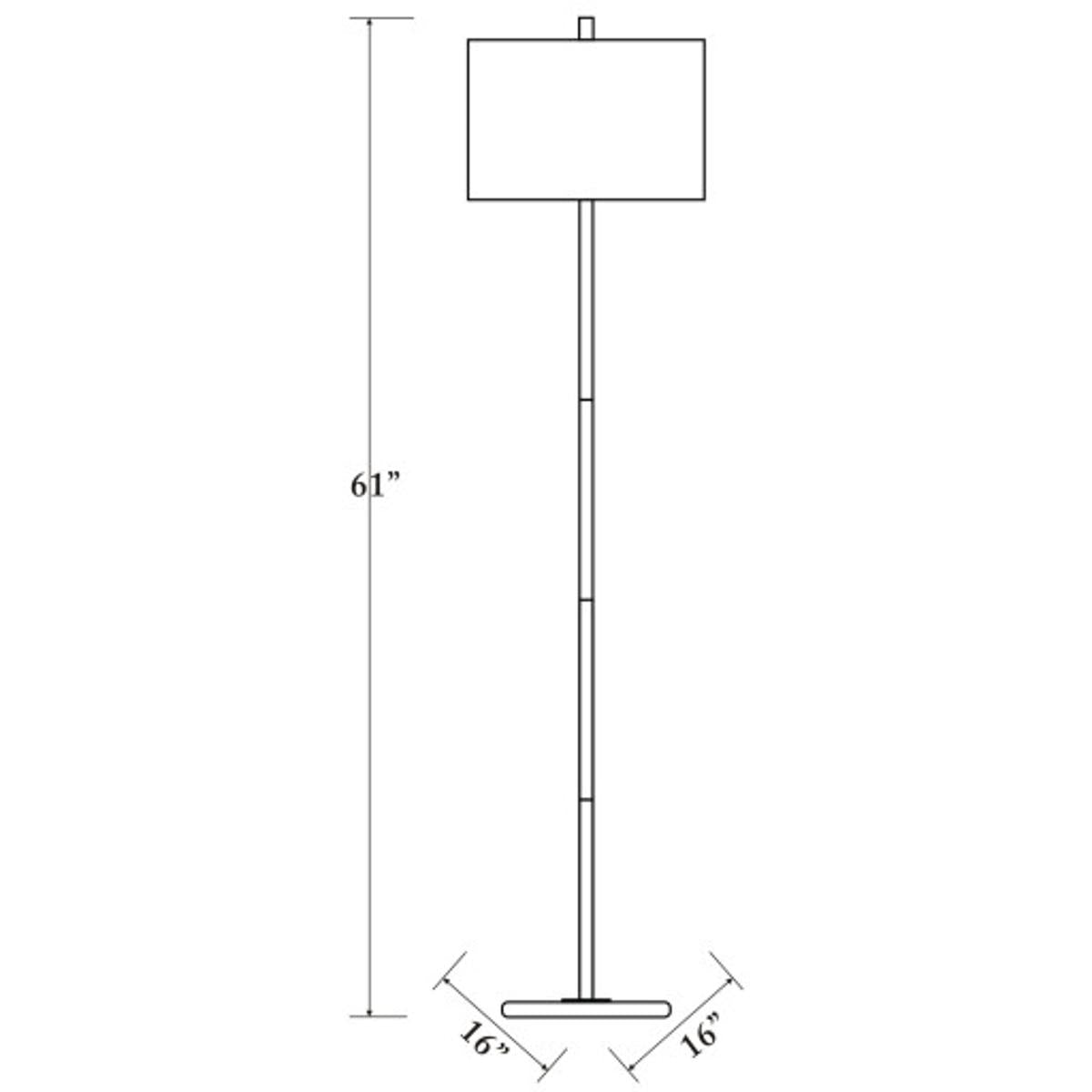 Surya Surya Becker Floor Lamp | Meri Furniture