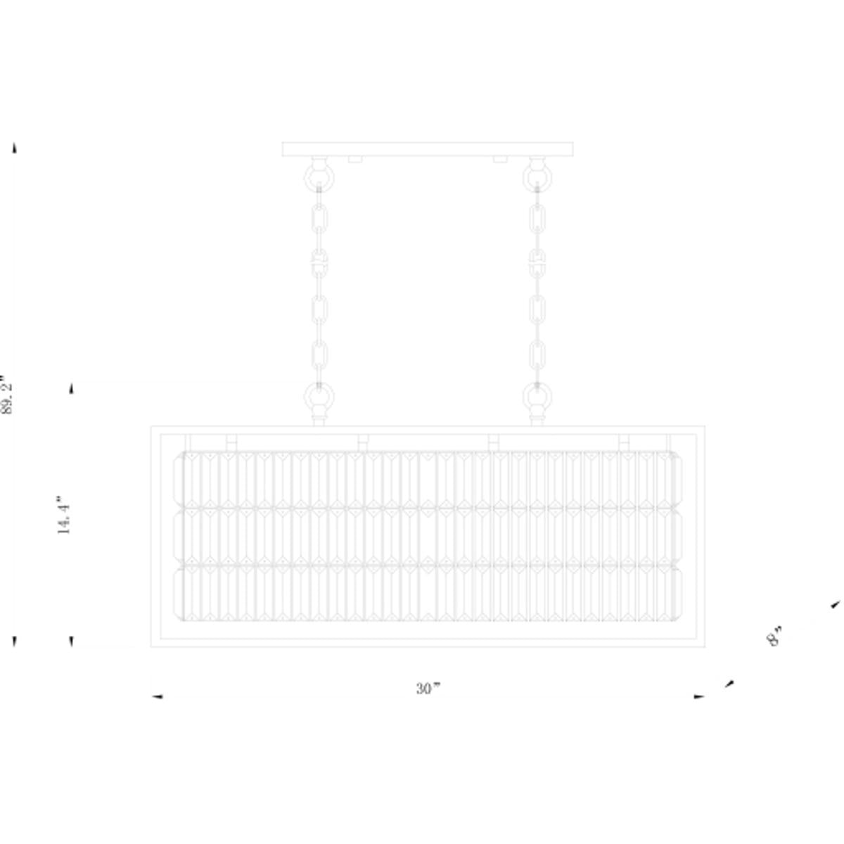 Surya Surya Berino Ceiling Light | Meri Furniture