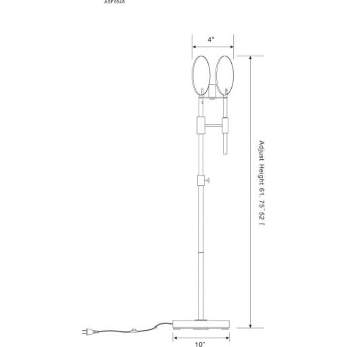 Surya Surya Buxton Floor Lamp | Meri Furniture