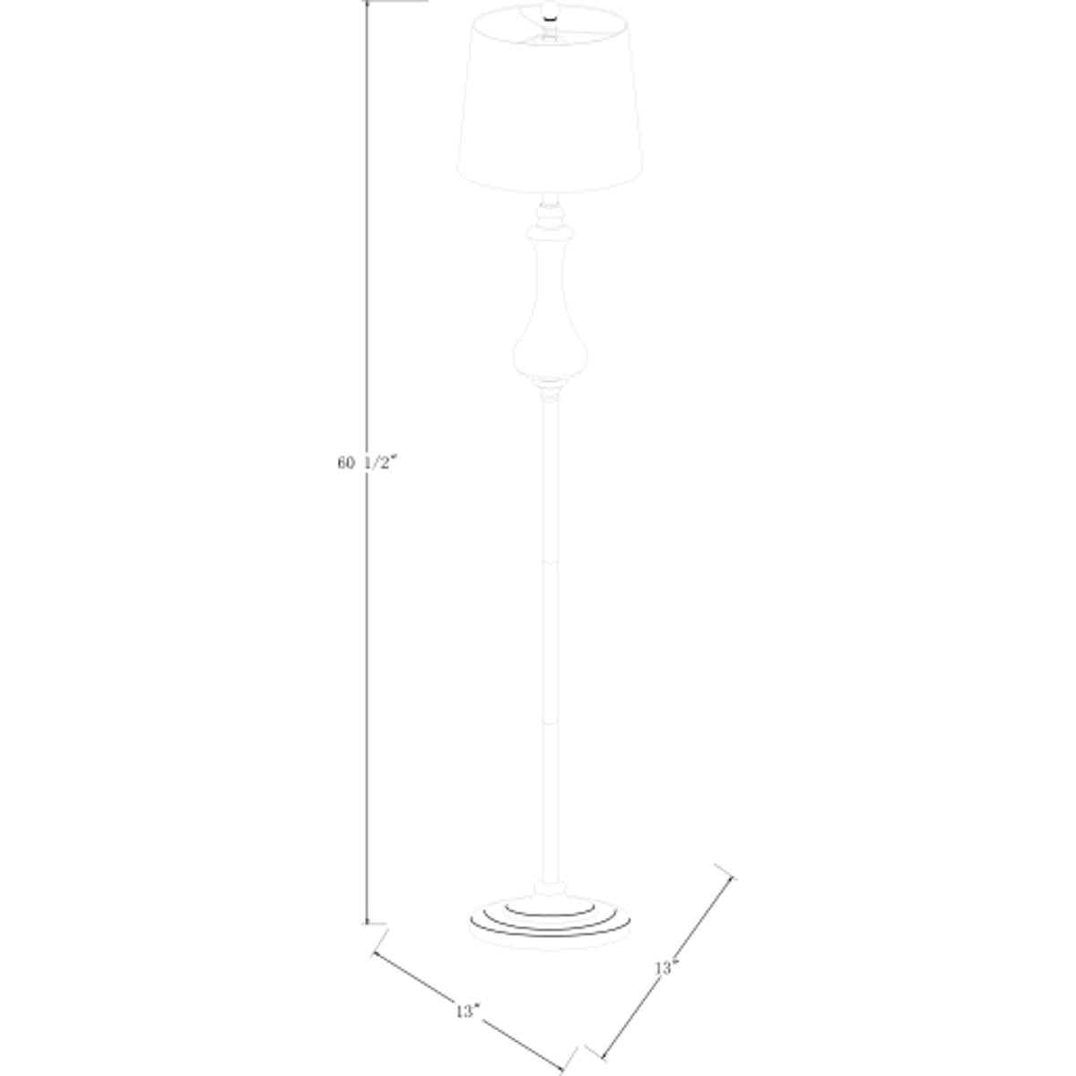 Surya Surya Clarkson Floor Lamp | Meri Furniture