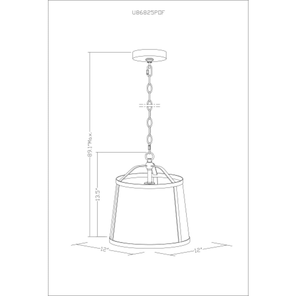 Surya Surya Coleherne Ceiling Light | Meri Furniture