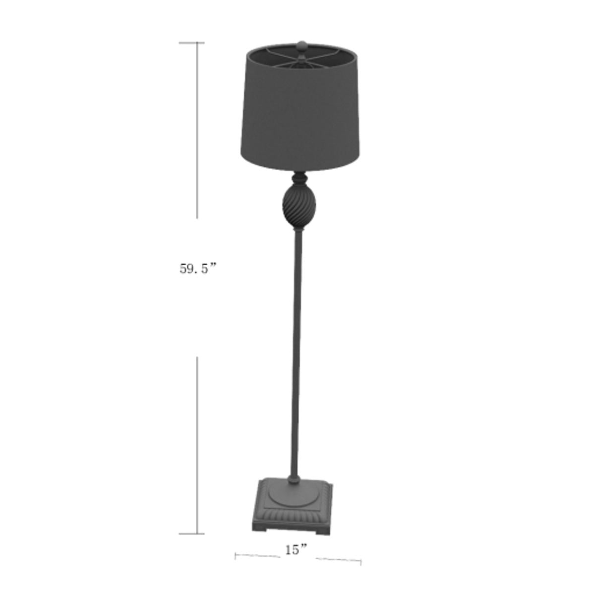 Surya Surya Defoe Floor Lamp | Meri Furniture