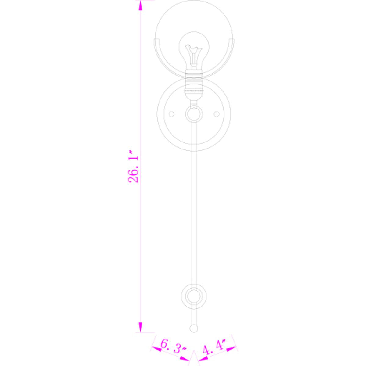 Surya Surya Edmund Wall Sconce | Meri Furniture