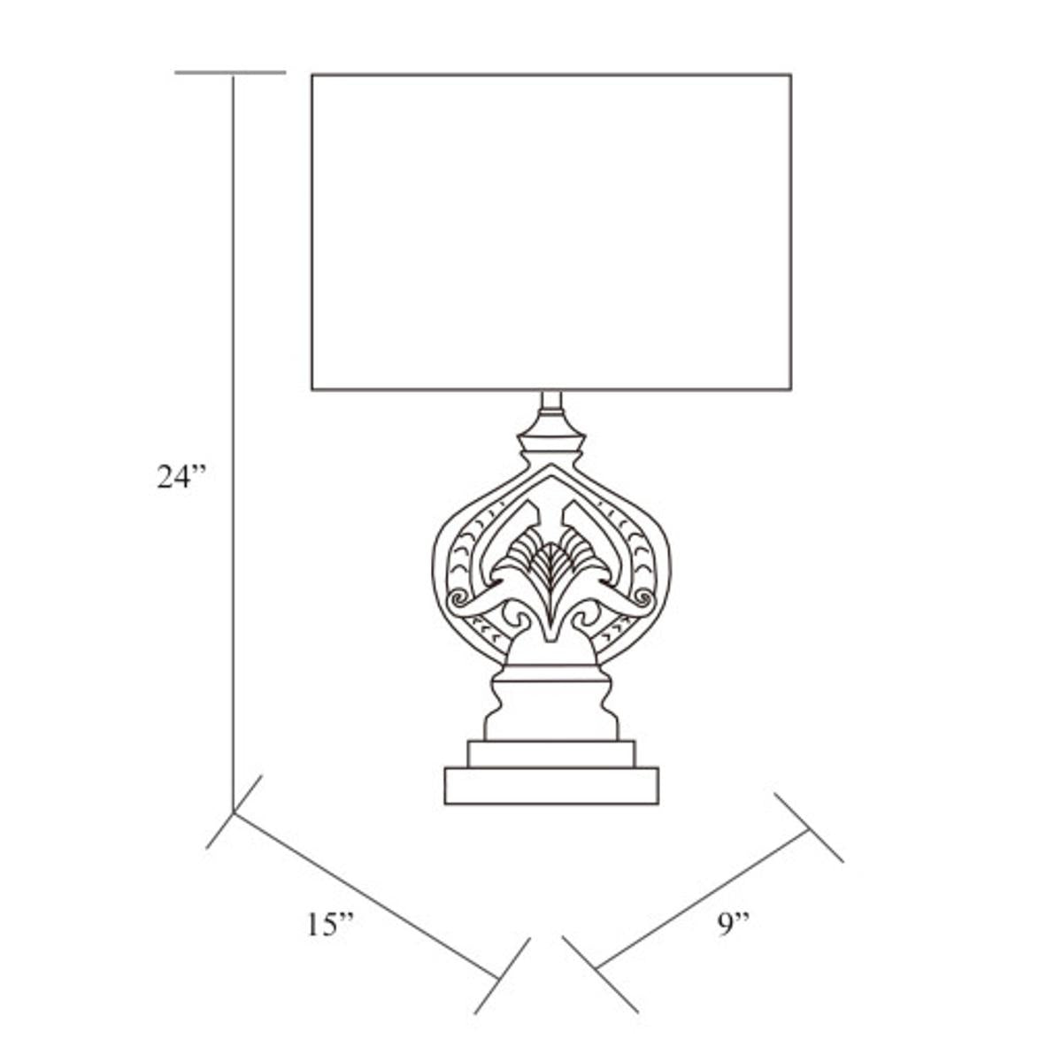 Surya Surya Effie Table Lamp | Meri Furniture
