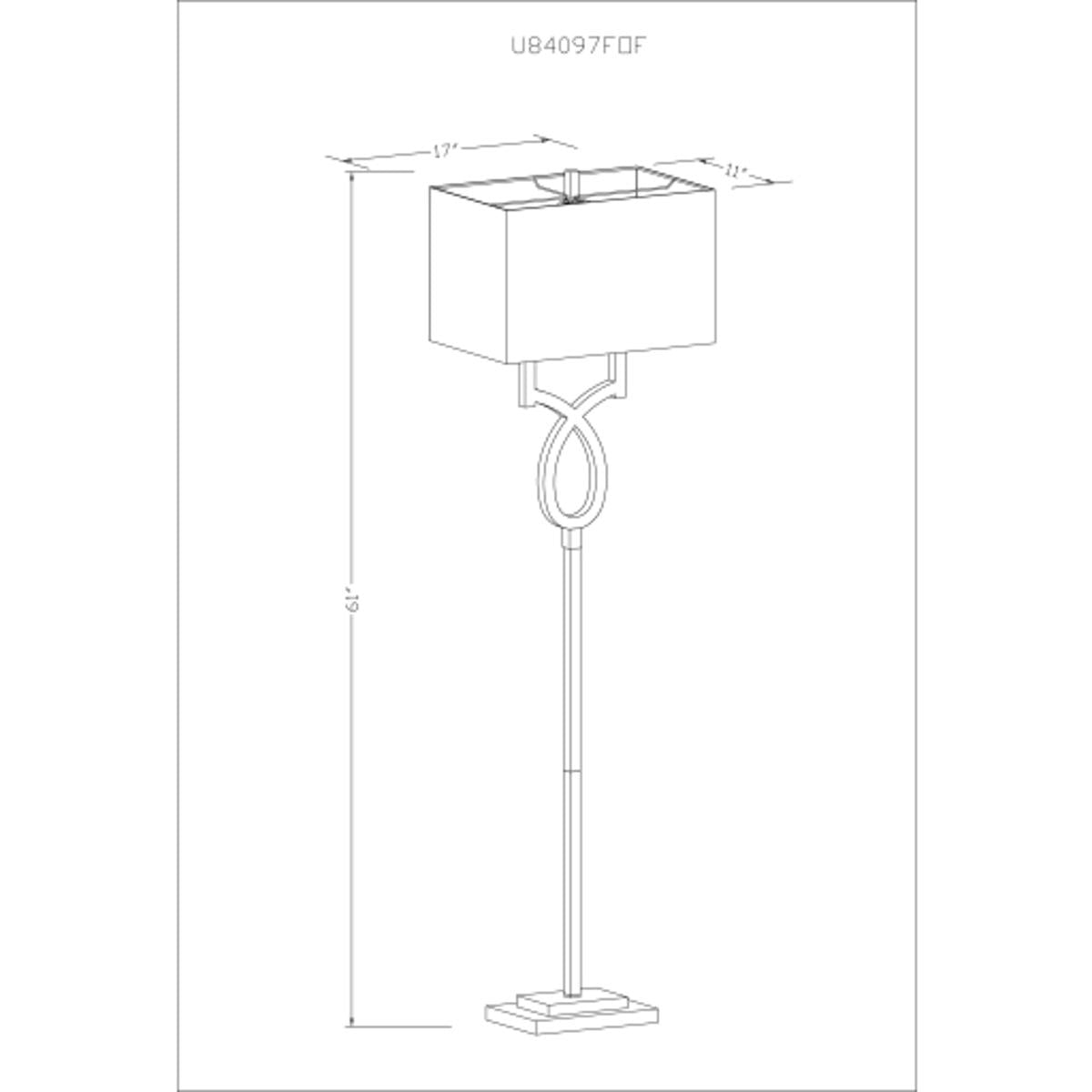 Surya Surya Eicher Floor Lamp | Meri Furniture