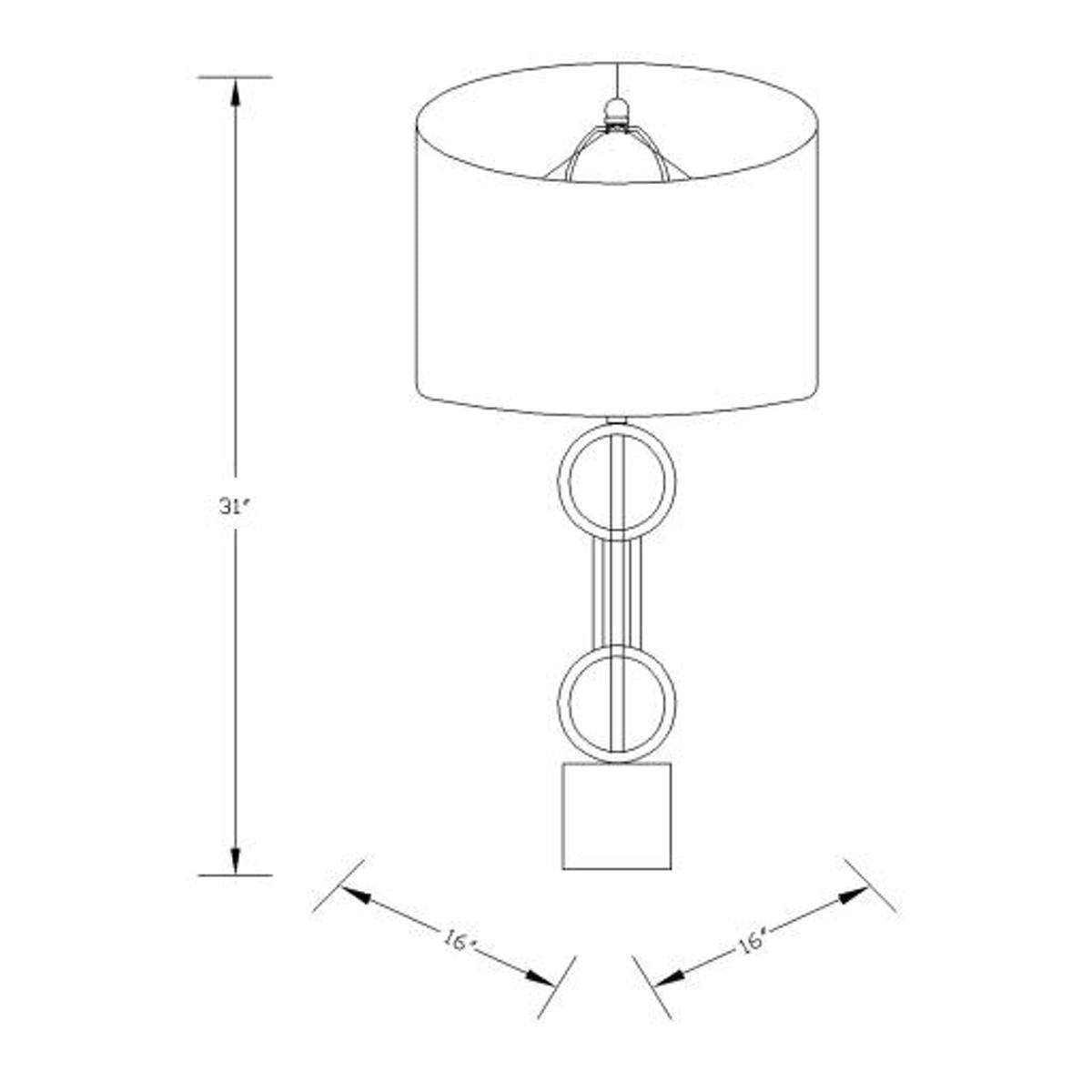 Surya Surya Evans Table Lamp | Meri Furniture