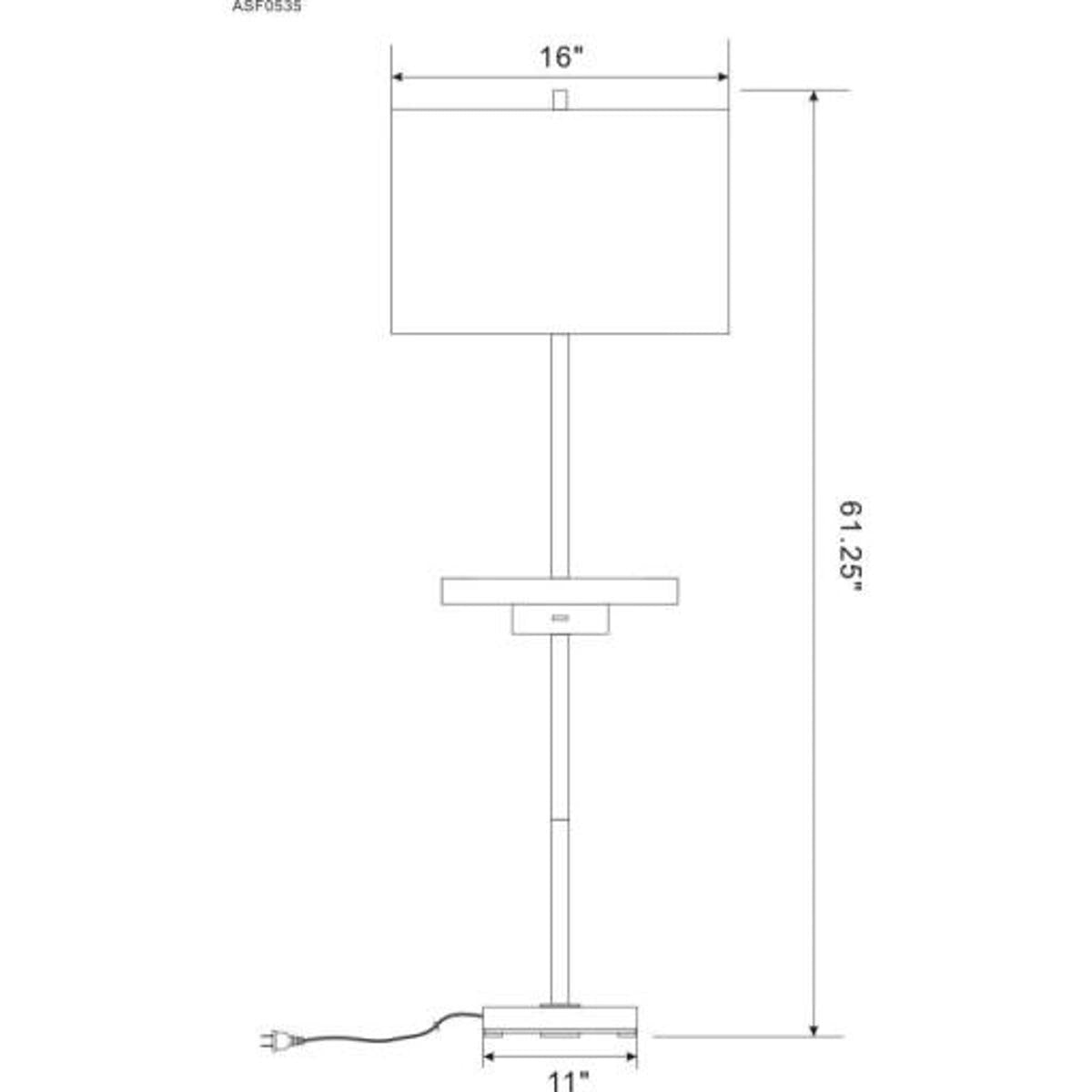 Surya Surya Glenalvon Floor Lamp | Meri Furniture