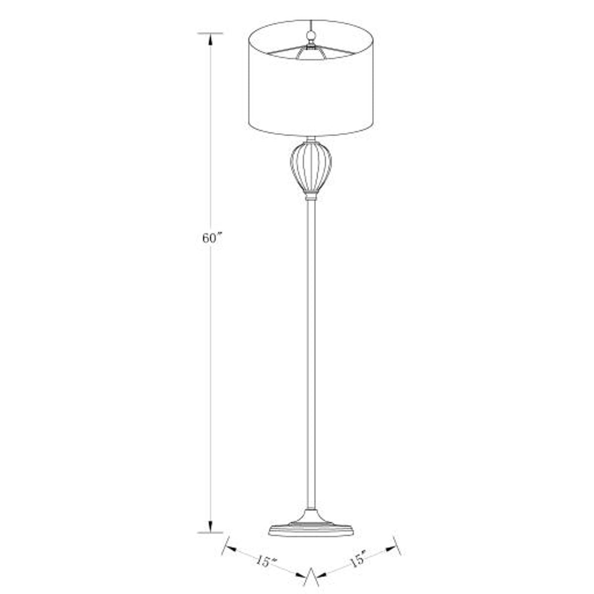 Surya Surya Goswell Floor Lamp | Meri Furniture