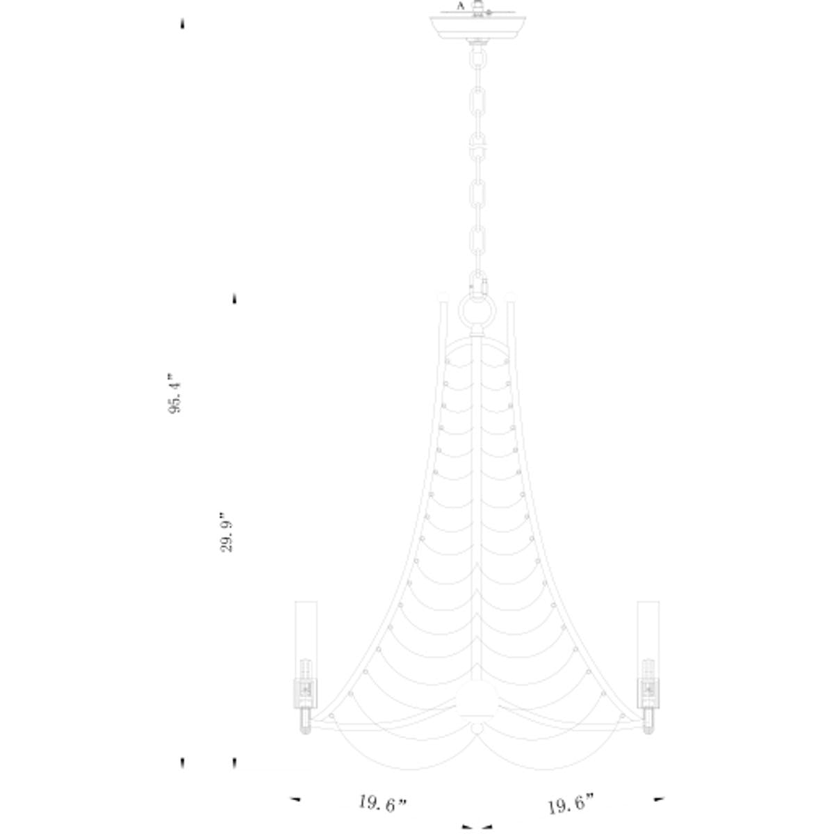 Surya Surya Hawes Ceiling Light | Meri Furniture