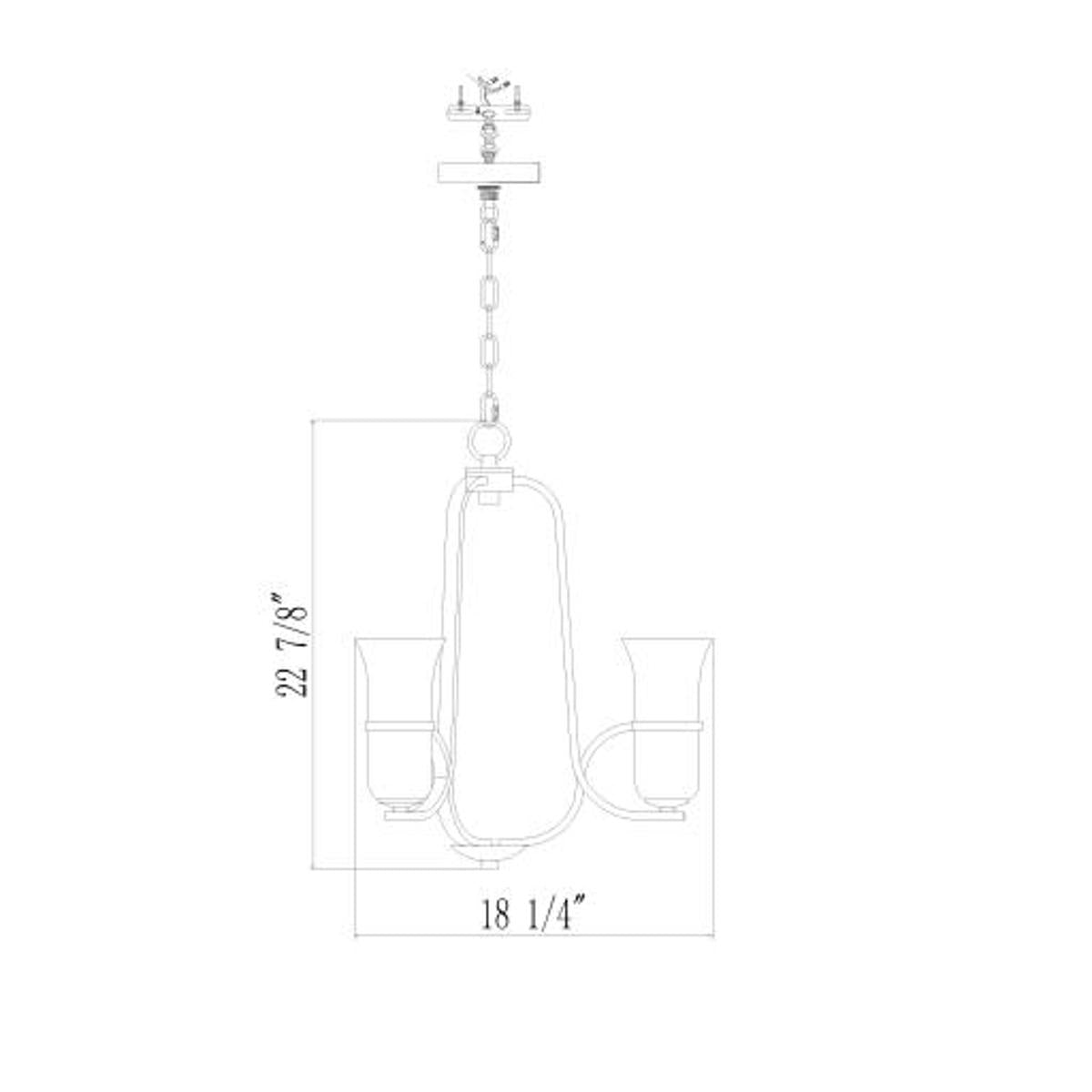 Surya Surya Hildago Ceiling Light | Meri Furniture
