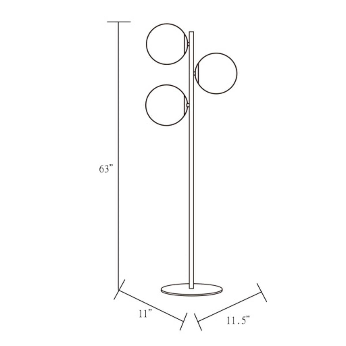 Surya Surya Jacoby Floor Lamp | Meri Furniture