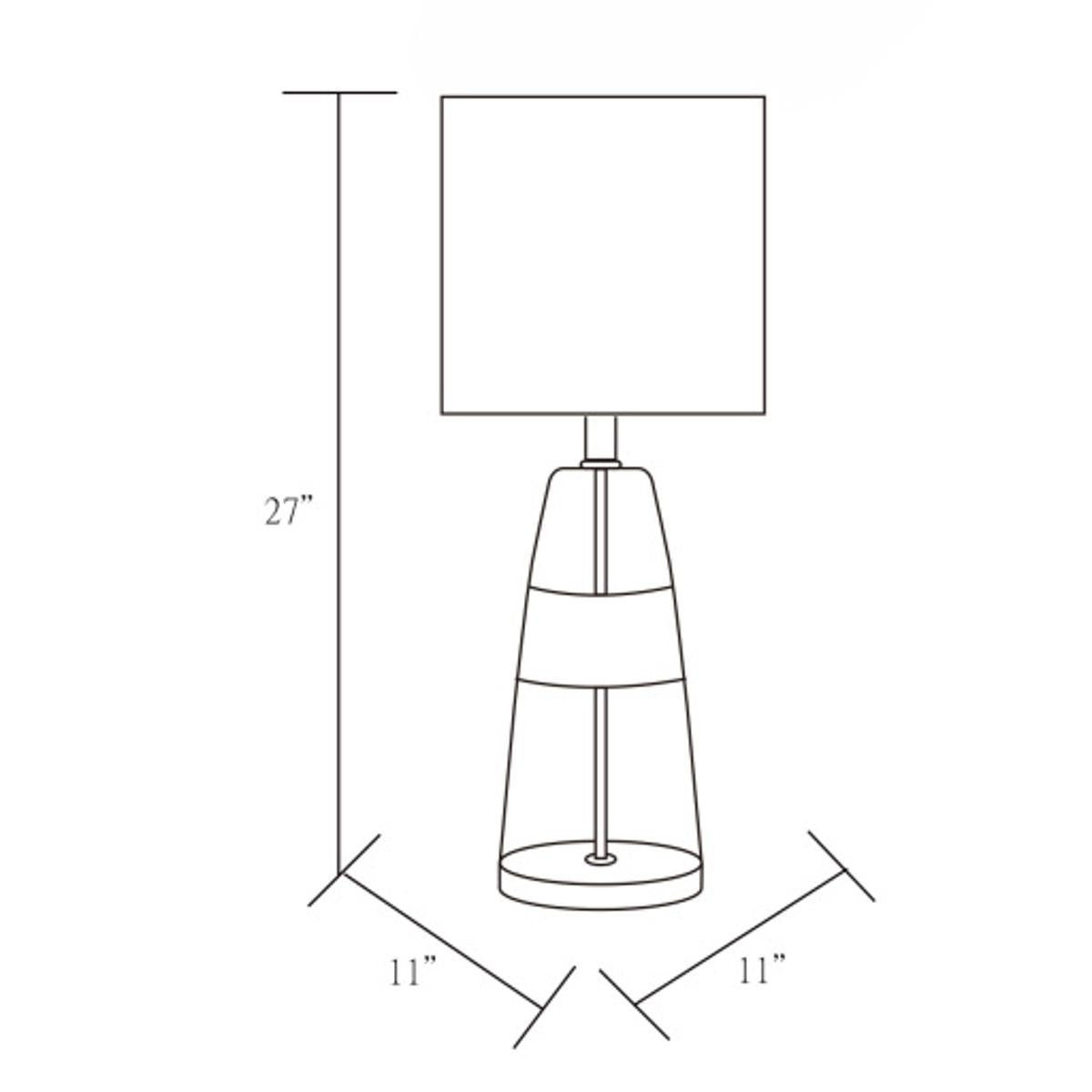 Surya Surya Jersey Table Lamp | Meri Furniture