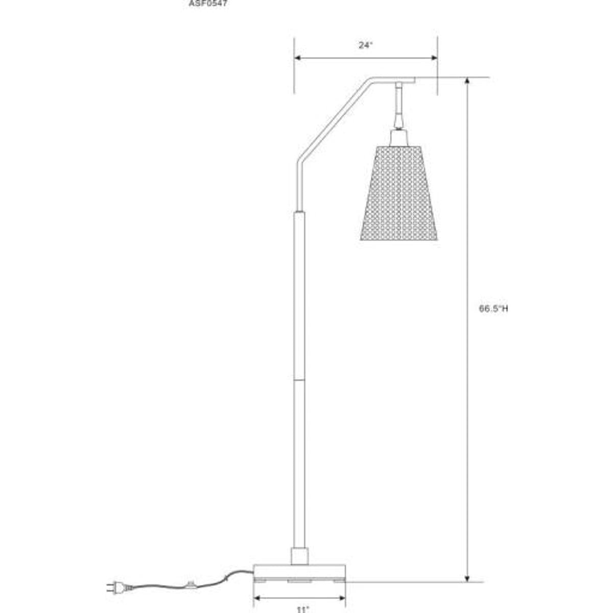 Surya Surya Lars Floor Lamp | Meri Furniture