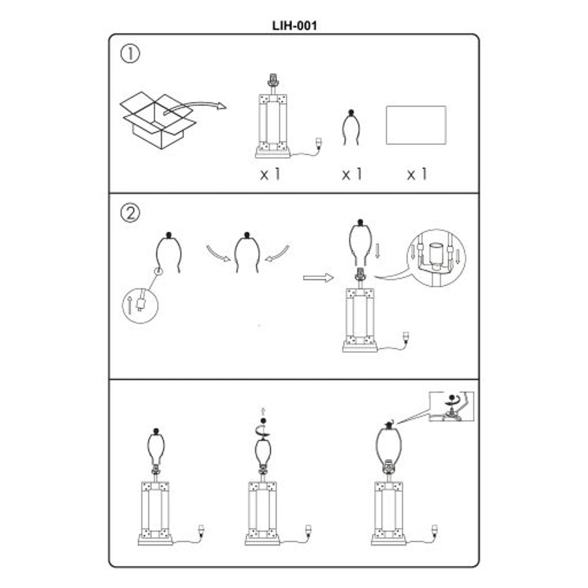 Surya Surya Lilah Table Lamp | Meri Furniture