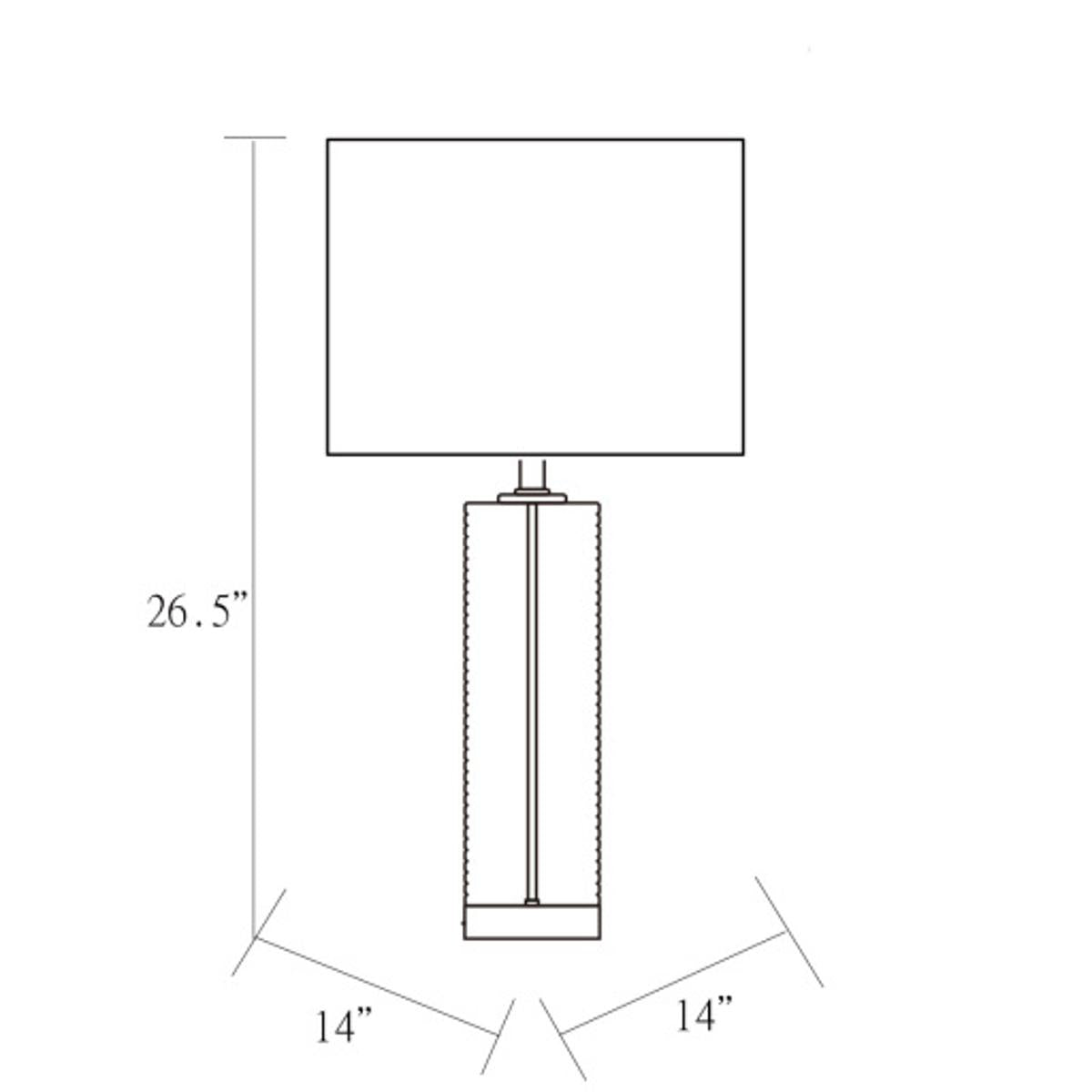 Surya Surya Magna Table Lamp | Meri Furniture