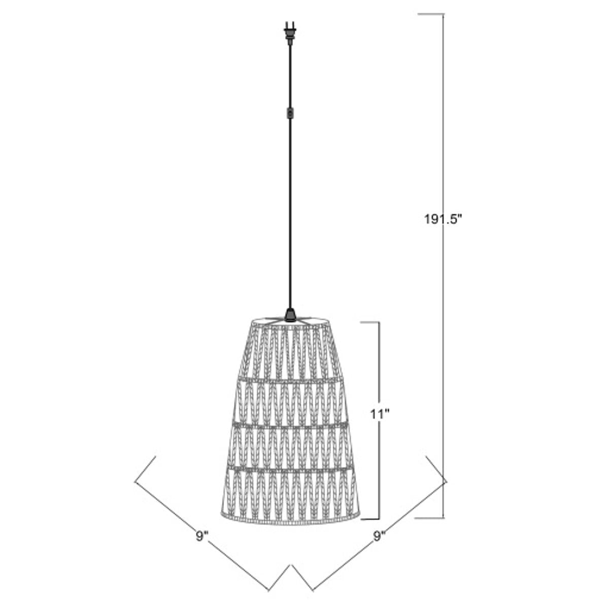 Surya Surya Manning Ceiling Light | Meri Furniture