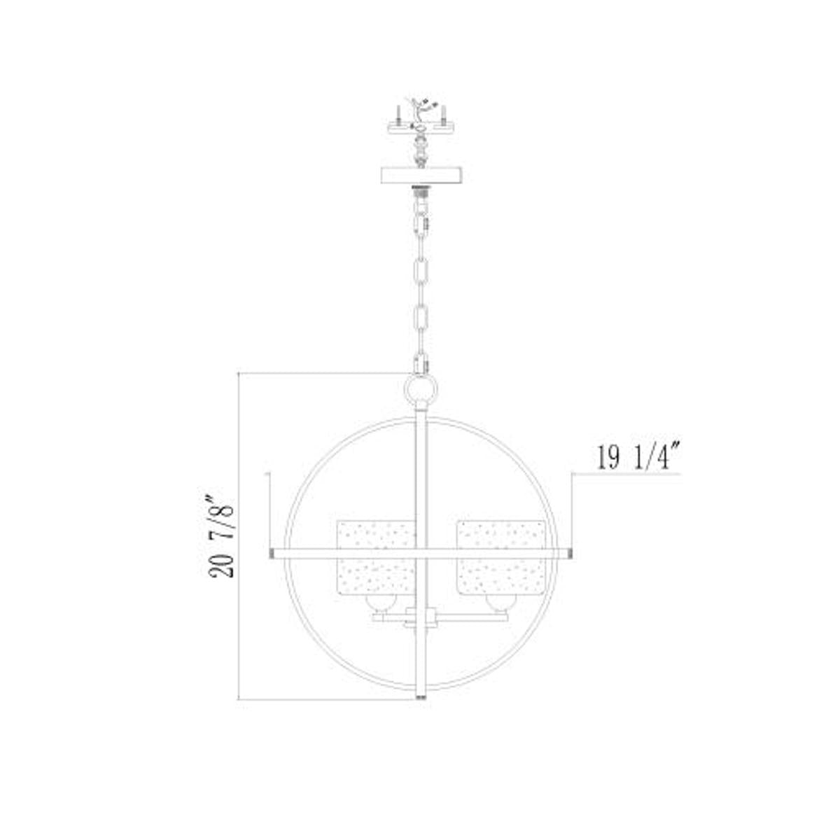 Surya Surya Muye Ceiling Light | Meri Furniture