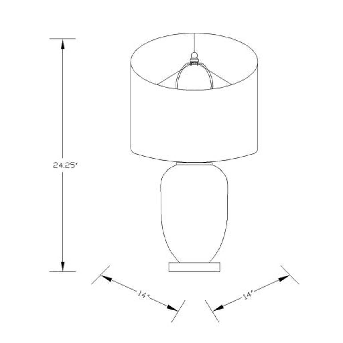 Surya Surya Oliver Table Lamp | Meri Furniture