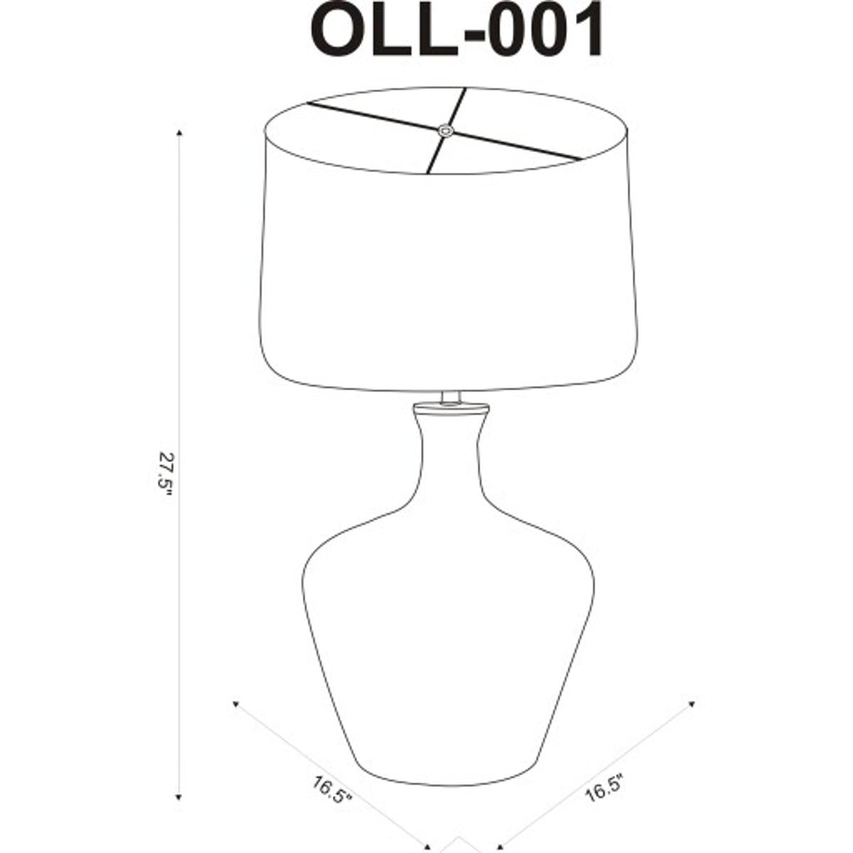 Surya Surya Ollie Table Lamp | Meri Furniture
