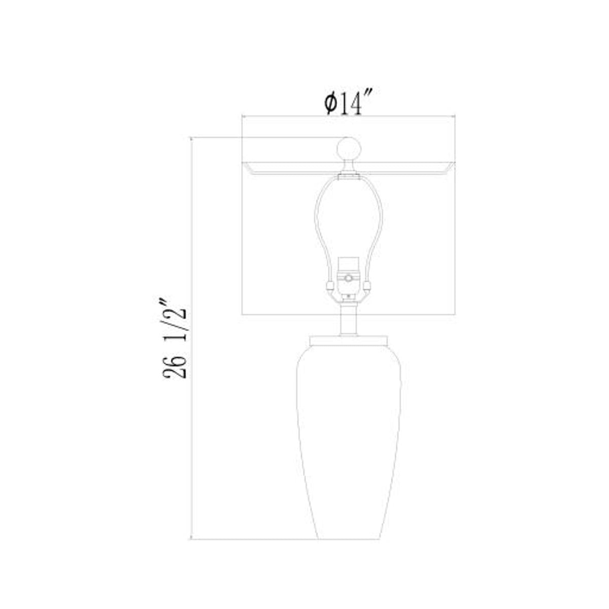 Surya Surya Prior Table Lamp | Meri Furniture