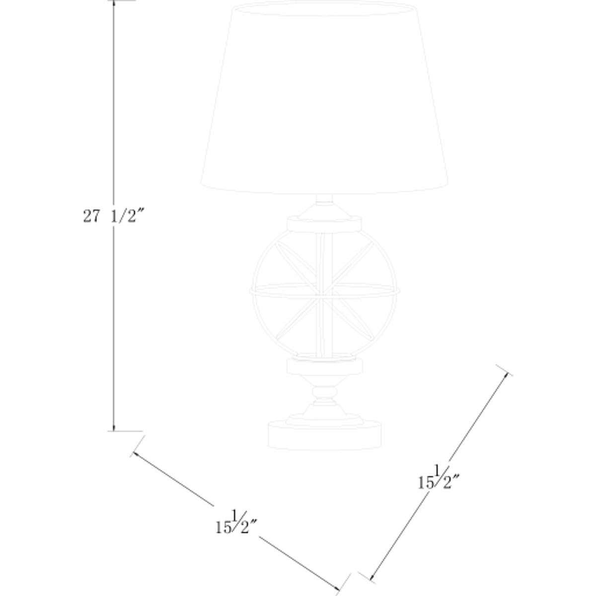 Surya Surya Radium Table Lamp | Meri Furniture