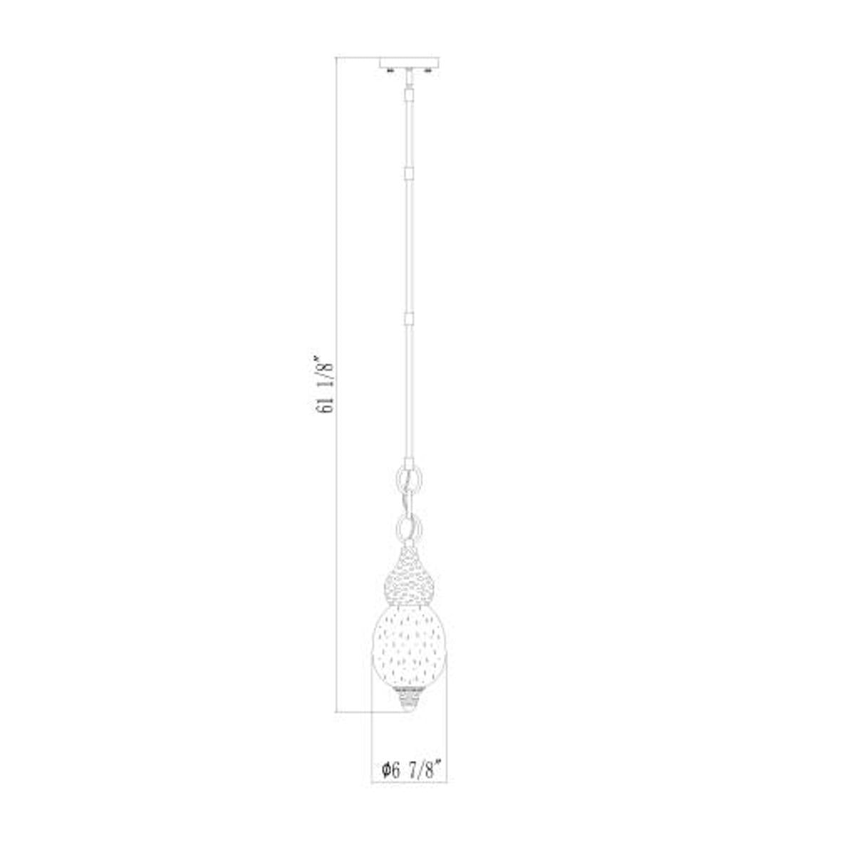 Surya Surya Tenison Ceiling Light | Meri Furniture