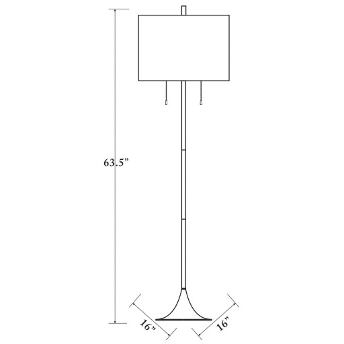 Surya Surya Walter Floor Lamp | Meri Furniture