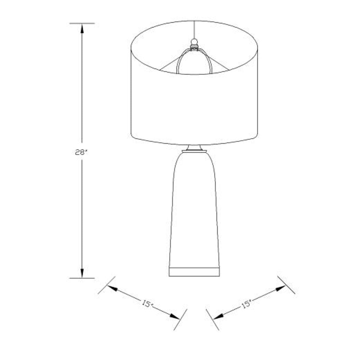 Surya Surya Woodson Table Lamp | Meri Furniture