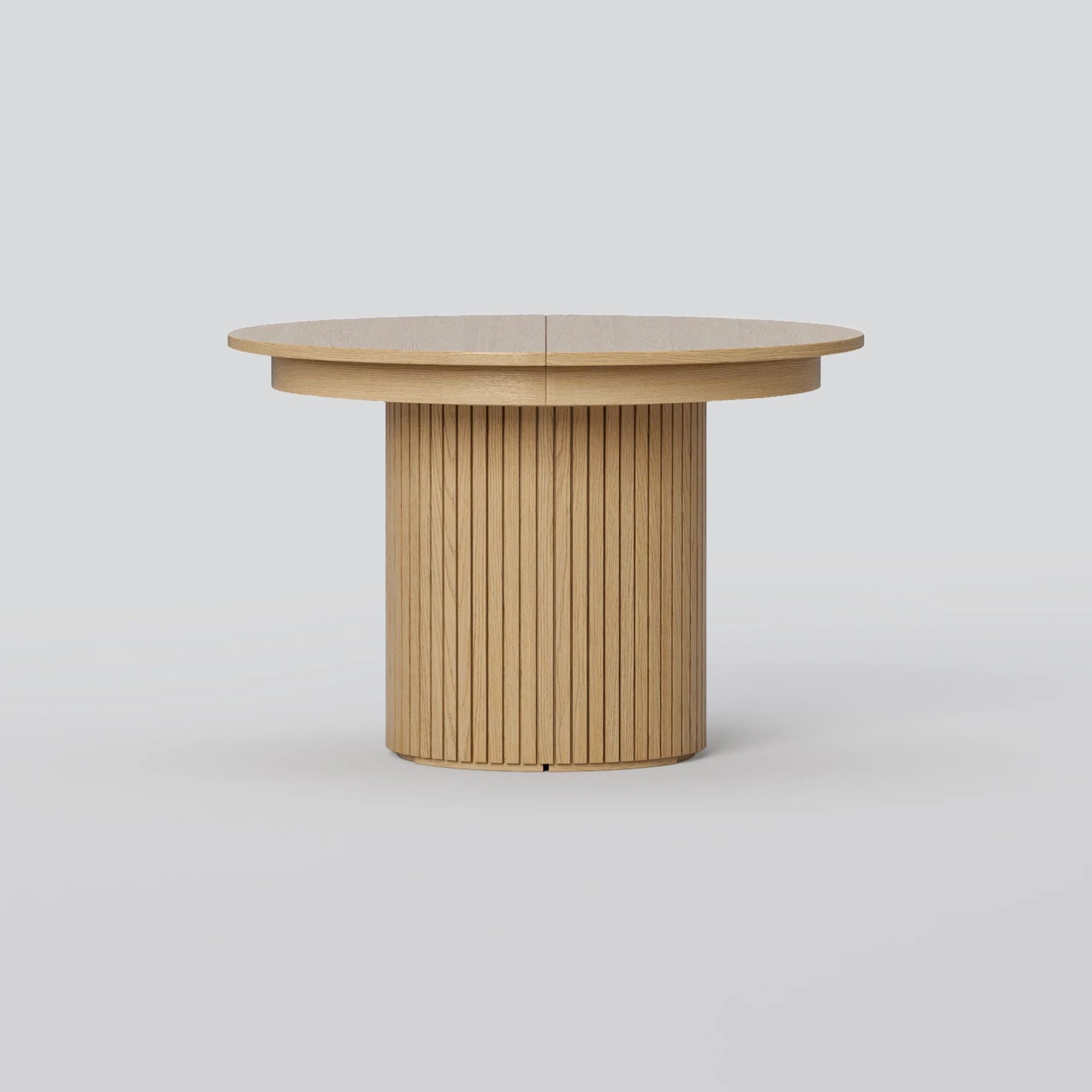 T001 OAK VENEER EXTENDABLE DINING TABLE