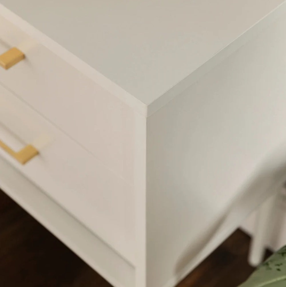Olivia Modern Nightstand - White