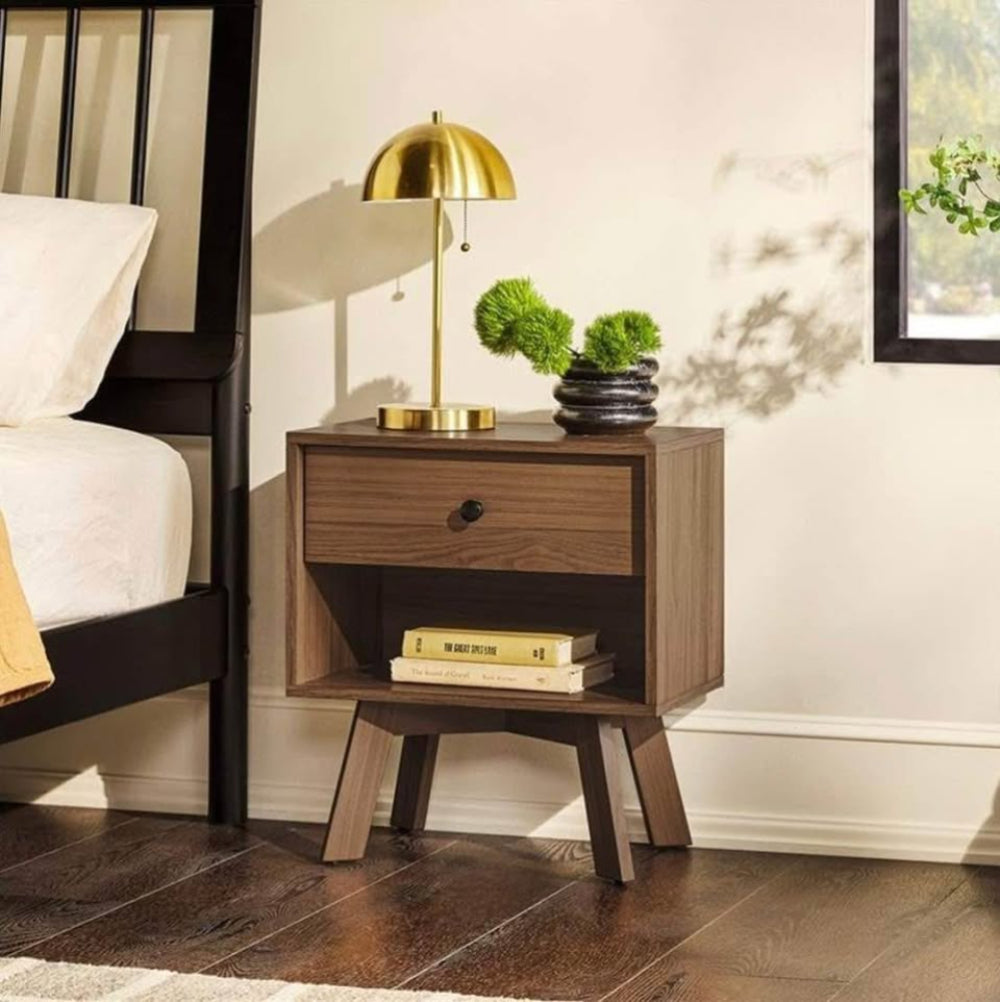 MCM 20" 1 Drawer Nightstand