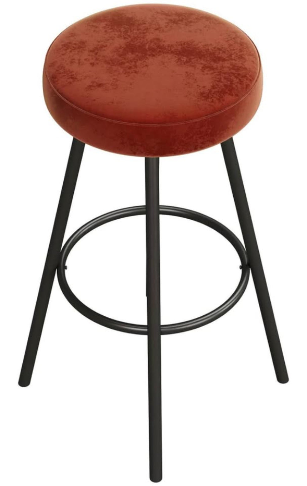 Swivel Seat Glam Bar Stool - 2pk - Rust