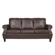 Contemporary 3 Seater Sofa With Nailhead Trim
