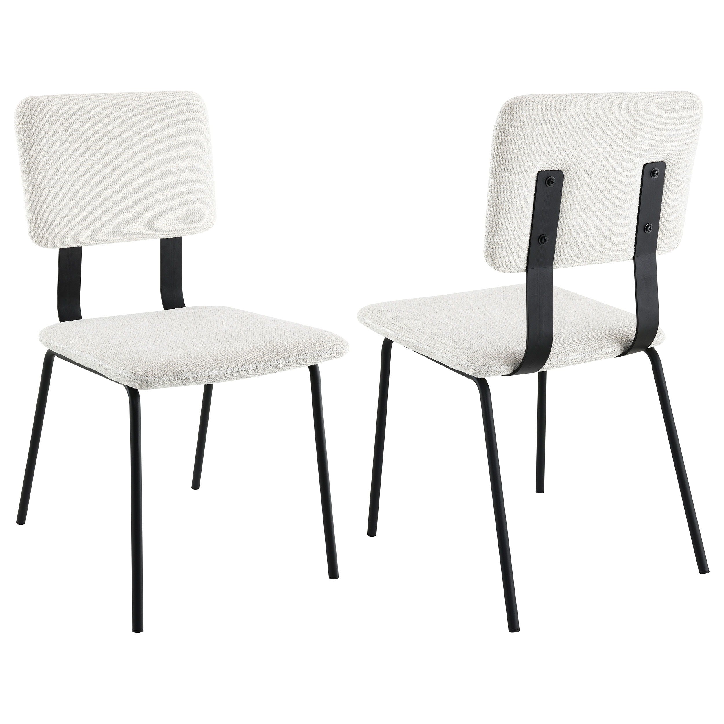 Coaster Fine Furniture Calla - Fabric Upholstered Dining Side Chair (Set of 2) | Meri Furniture